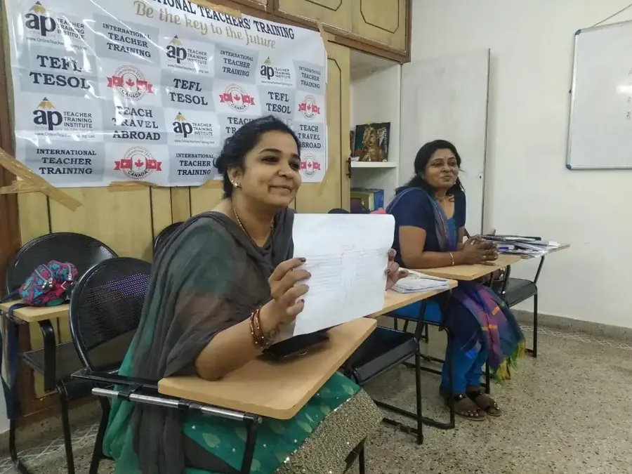 Trainees at an APTTI classroom session